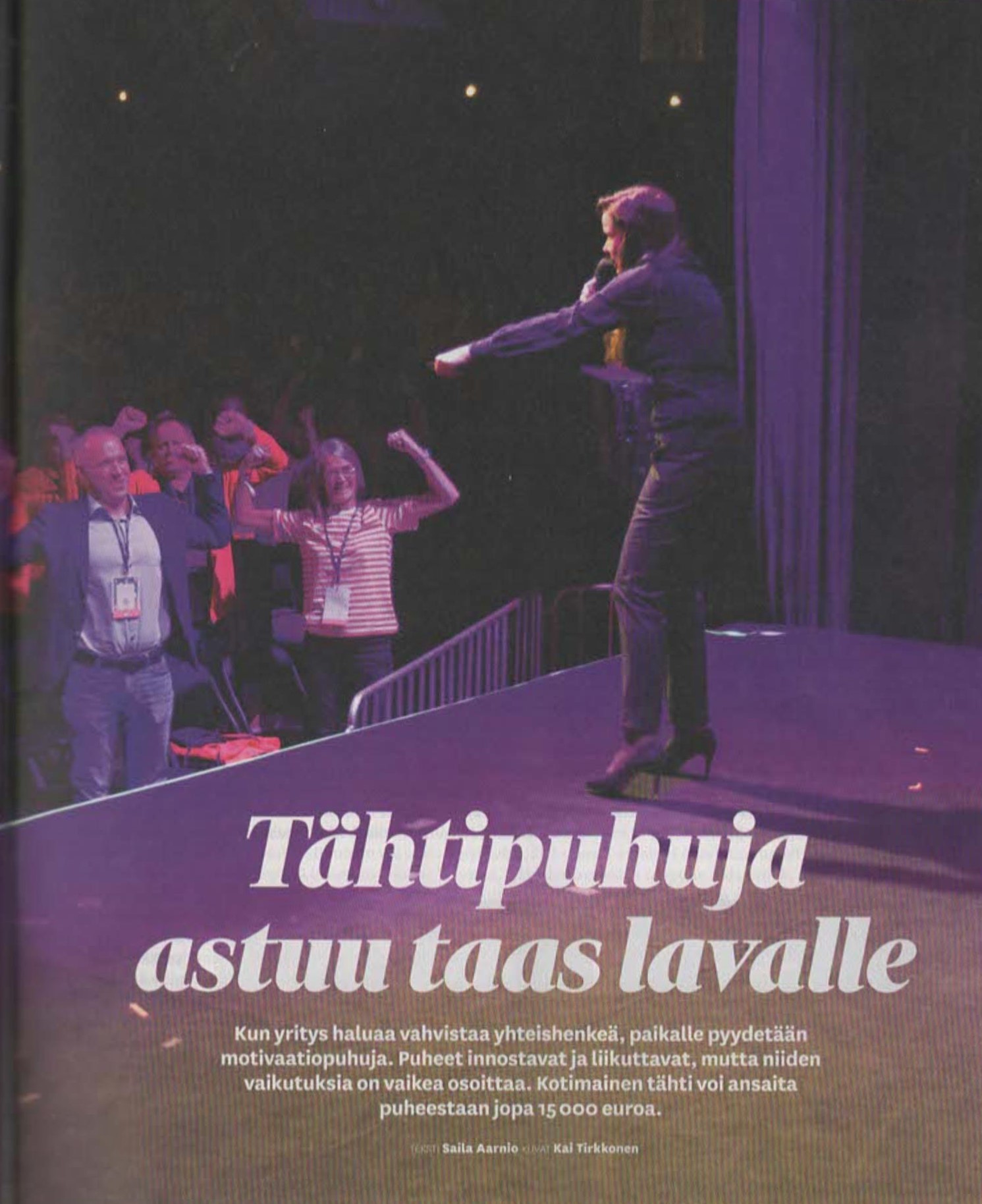 top view of opened magazine near up of coffee